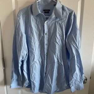 Van Heusen Men's Blue Dress Slim Fit Shirt